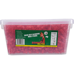 3000 pieces Scorpion Self-Aligning Wall Plugs per container
